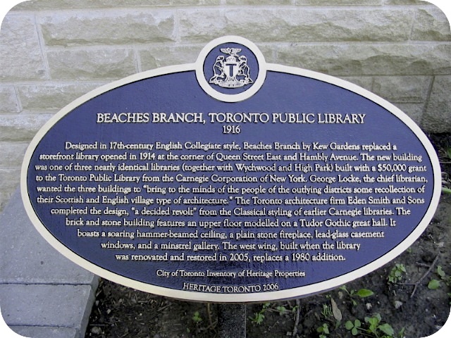 Beaches Branch, Toronto Public Library