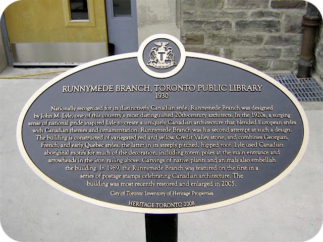 Runnymede Branch, Toronto Public Library