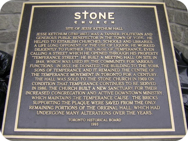 Stone Church Site of Jesse Ketchum Hall
