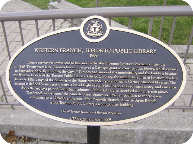 Western Branch, Toronto Public Library